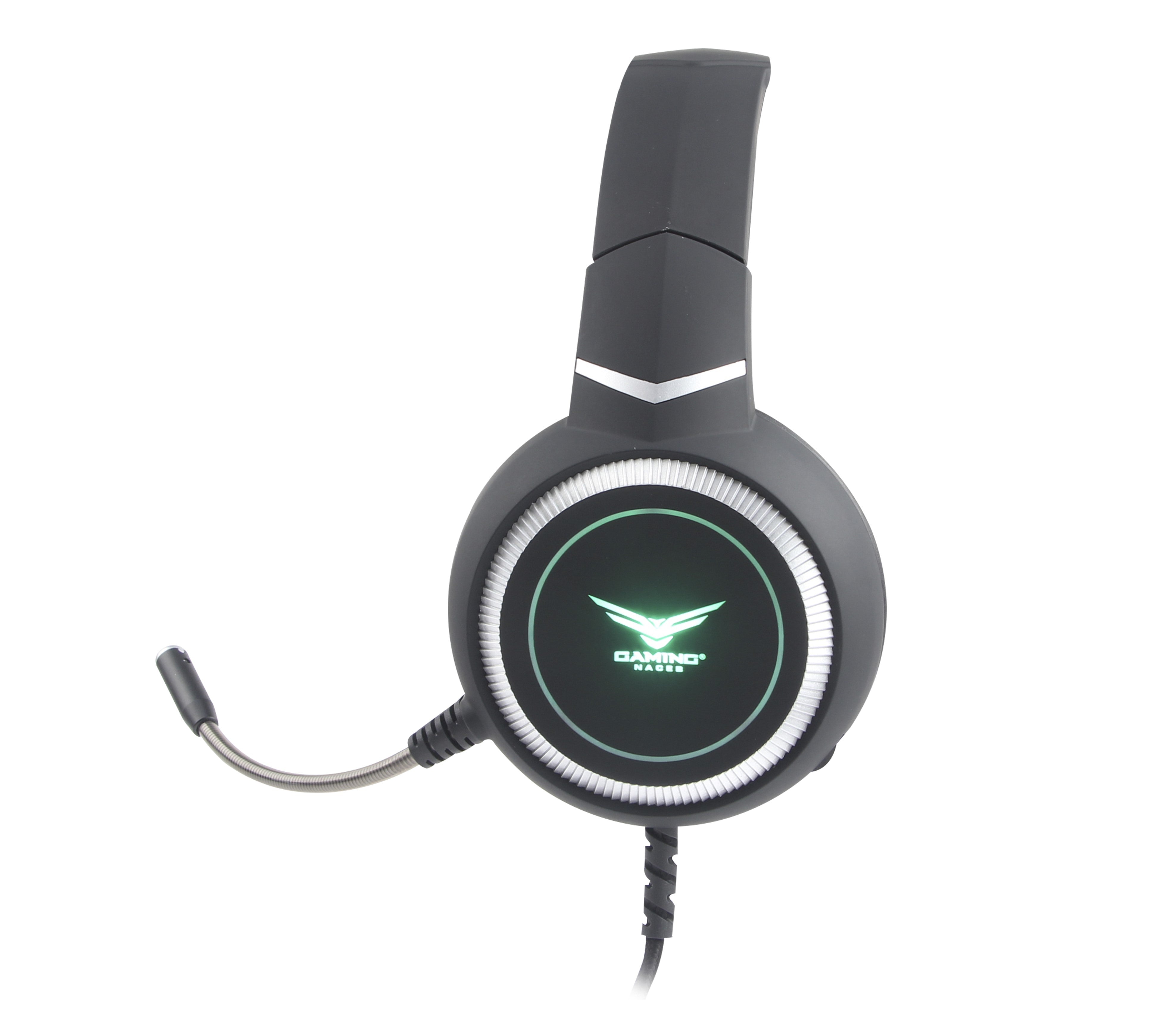 Naceb Audífonos Gamer NA-0311, Alámbrico, 2 Metros, 3.5mm, Negro